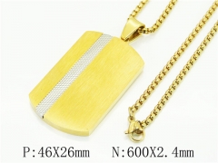 HY Wholesale Necklaces Stainless Steel 316L Jewelry Necklaces-HY41N0138HPQ