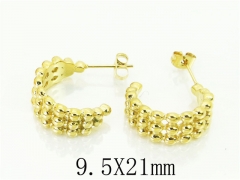 HY Wholesale Earrings 316L Stainless Steel Popular Jewelry Earrings-HY80E0788OLC