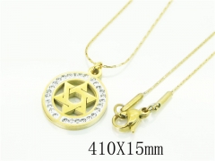 HY Wholesale Necklaces Stainless Steel 316L Jewelry Necklaces-HY12N0633MLD