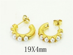 HY Wholesale Earrings 316L Stainless Steel Popular Jewelry Earrings-HY80E0798HWW