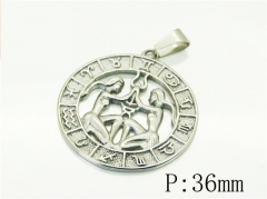 HY Wholesale Pendant Jewelry 316L Stainless Steel Jewelry Pendant-HY22P1124OV