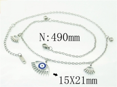 HY Wholesale Necklaces Stainless Steel 316L Jewelry Necklaces-HY80N0697NX