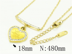 HY Wholesale Necklaces Stainless Steel 316L Jewelry Necklaces-HY80N0715OLD