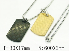 HY Wholesale Necklaces Stainless Steel 316L Jewelry Necklaces-HY41N0157HMZ