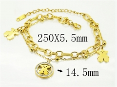 HY Wholesale Jewelry 316L Stainless Steel Earrings Necklace Jewelry Set-HY80B1670OL