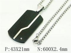 HY Wholesale Necklaces Stainless Steel 316L Jewelry Necklaces-HY41N0196HNR