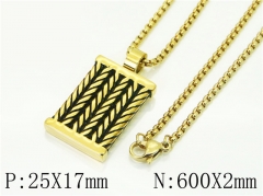 HY Wholesale Necklaces Stainless Steel 316L Jewelry Necklaces-HY41N0147HPX