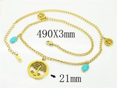 HY Wholesale Necklaces Stainless Steel 316L Jewelry Necklaces-HY80N0703OV