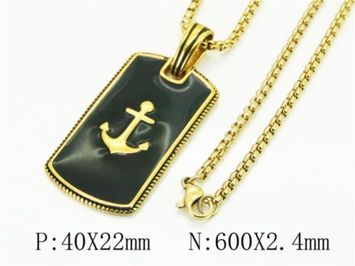 HY Wholesale Necklaces Stainless Steel 316L Jewelry Necklaces-HY41N0140HPQ