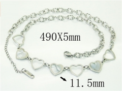 HY Wholesale Necklaces Stainless Steel 316L Jewelry Necklaces-HY80N0710NLS