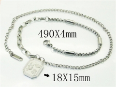 HY Wholesale Necklaces Stainless Steel 316L Jewelry Necklaces-HY80N0702NA