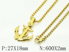 HY Wholesale Necklaces Stainless Steel 316L Jewelry Necklaces-HY41N0144HID