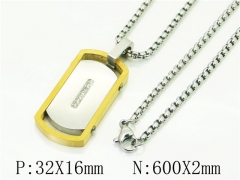 HY Wholesale Necklaces Stainless Steel 316L Jewelry Necklaces-HY41N0162HPD