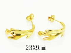 HY Wholesale Earrings 316L Stainless Steel Popular Jewelry Earrings-HY48E0023HWW