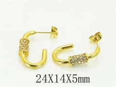 HY Wholesale Earrings 316L Stainless Steel Popular Jewelry Earrings-HY80E0800HQQ