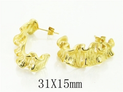 HY Wholesale Earrings 316L Stainless Steel Popular Jewelry Earrings-HY80E0784OL