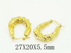 HY Wholesale Earrings 316L Stainless Steel Popular Jewelry Earrings-HY80E0802OLD