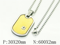 HY Wholesale Necklaces Stainless Steel 316L Jewelry Necklaces-HY41N0159HLQ
