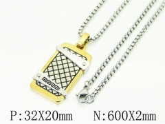 HY Wholesale Necklaces Stainless Steel 316L Jewelry Necklaces-HY41N0160HLW