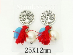 HY Wholesale Earrings 316L Stainless Steel Popular Jewelry Earrings-HY90E0383HWW