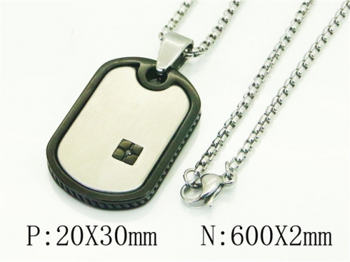 HY Wholesale Necklaces Stainless Steel 316L Jewelry Necklaces-HY41N0187HLE