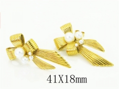 HY Wholesale Earrings 316L Stainless Steel Popular Jewelry Earrings-HY48E0044HHZ