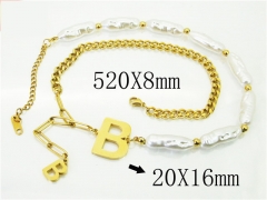 HY Wholesale Necklaces Stainless Steel 316L Jewelry Necklaces-HY80N0706PV