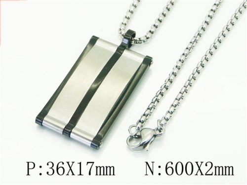 HY Wholesale Necklaces Stainless Steel 316L Jewelry Necklaces-HY41N0186HPV