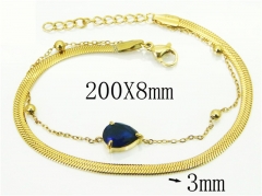 HY Wholesale Jewelry 316L Stainless Steel Earrings Necklace Jewelry Set-HY43B0136OE