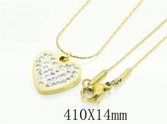 HY Wholesale Necklaces Stainless Steel 316L Jewelry Necklaces-HY12N0632MLD