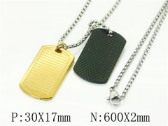 HY Wholesale Necklaces Stainless Steel 316L Jewelry Necklaces-HY41N0158HMD