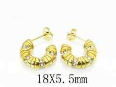 HY Wholesale Earrings 316L Stainless Steel Popular Jewelry Earrings-HY48E0002HHA