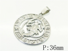 HY Wholesale Pendant Jewelry 316L Stainless Steel Jewelry Pendant-HY22P1128OG