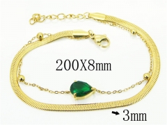 HY Wholesale Jewelry 316L Stainless Steel Earrings Necklace Jewelry Set-HY43B0135OE