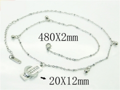 HY Wholesale Necklaces Stainless Steel 316L Jewelry Necklaces-HY80N0696MLV