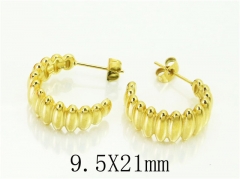 HY Wholesale Earrings 316L Stainless Steel Popular Jewelry Earrings-HY80E0787OLX