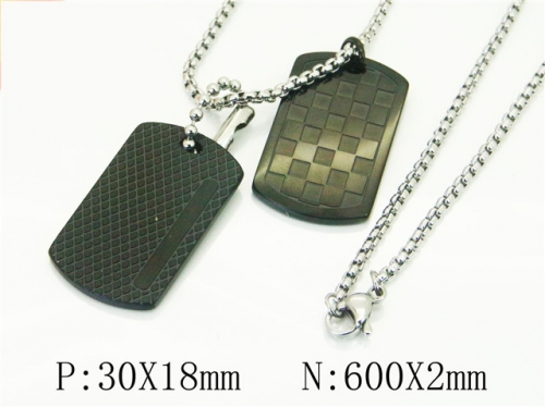 HY Wholesale Necklaces Stainless Steel 316L Jewelry Necklaces-HY41N0191HMA