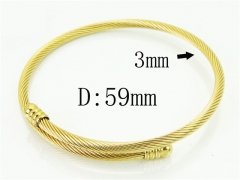 HY Wholesale Bangles Jewelry Stainless Steel 316L Fashion Bangle-HY62B0699LL