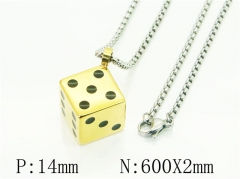 HY Wholesale Necklaces Stainless Steel 316L Jewelry Necklaces-HY41N0155HLQ