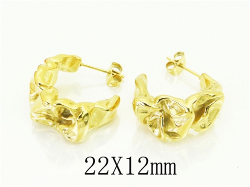 HY Wholesale Earrings 316L Stainless Steel Popular Jewelry Earrings-HY80E0785OLD