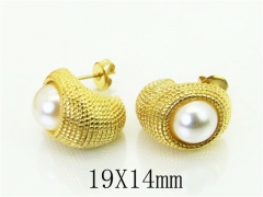 HY Wholesale Earrings 316L Stainless Steel Popular Jewelry Earrings-HY48E0041HHE