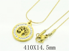 HY Wholesale Necklaces Stainless Steel 316L Jewelry Necklaces-HY12N0634MLC