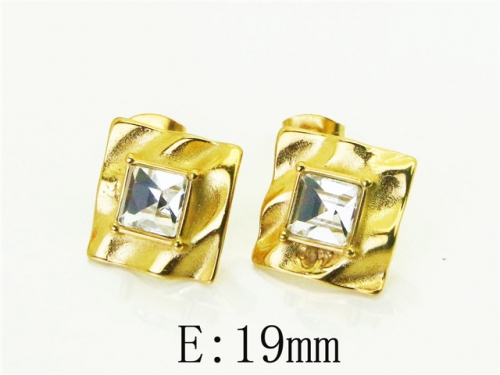 HY Wholesale Earrings 316L Stainless Steel Popular Jewelry Earrings-HY48E0047HHQ