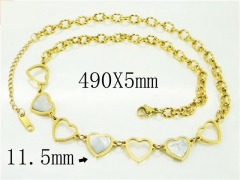 HY Wholesale Necklaces Stainless Steel 316L Jewelry Necklaces-HY80N0699OL