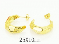 HY Wholesale Earrings 316L Stainless Steel Popular Jewelry Earrings-HY48E0025HAA