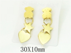 HY Wholesale Earrings 316L Stainless Steel Popular Jewelry Earrings-HY90E0381HIS