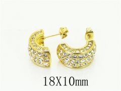 HY Wholesale Earrings 316L Stainless Steel Popular Jewelry Earrings-HY80E0793HZL
