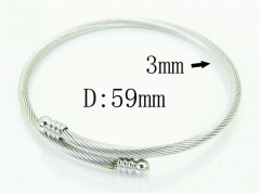 HY Wholesale Bangles Jewelry Stainless Steel 316L Fashion Bangle-HY62B0698KL