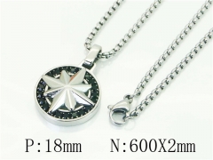 HY Wholesale Necklaces Stainless Steel 316L Jewelry Necklaces-HY41N0177HNA