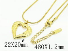 HY Wholesale Necklaces Stainless Steel 316L Jewelry Necklaces-HY80N0693OZ